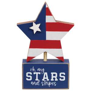 Oh My Stars and Stripes Americana Star on Base #37655