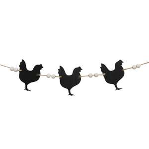 Beaded Chickens Mini Garland