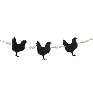 Beaded Chickens Mini Garland #37675