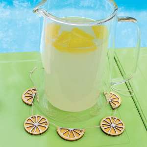 Wooden Lemon Slices & Wedges Mini Garland #37707