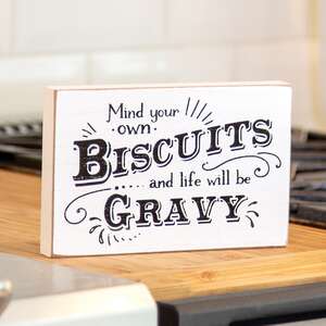 Mind Your Own Biscuits Block