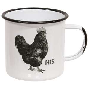 His Chicken Enamel Mug