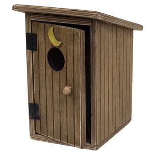 Outhouse Wooden Sitter, Brown