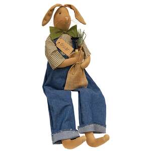 CS38904 Farmer Oscar Bunny Doll;