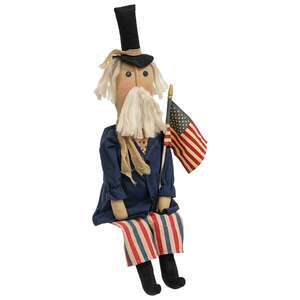 Uncle Sam with American Flag Doll #CS38905