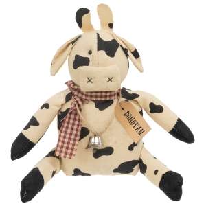 Donovan Cow with Bell Doll #CS38928Donovan Cow with Bell Doll #CS38928