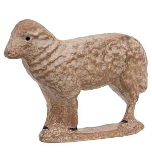 Antiqued Resin Sheep Figurine #13119