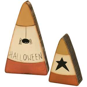 Candy Corn with Star - 2/Set;