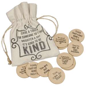 "Leave A Token" Drawstring Bag w/Tokens - # 33441