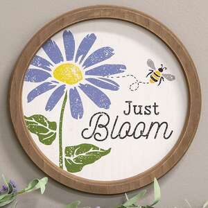 Just Bloom Circle Frame