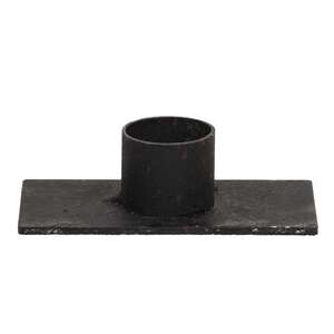 Simple Iron Candleholder - 3" Base #46218