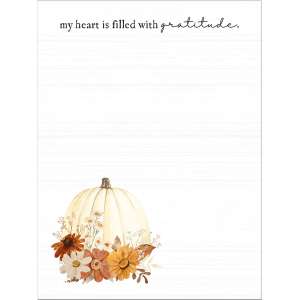 My Heart is Filled With Gratitude Notepad #55063