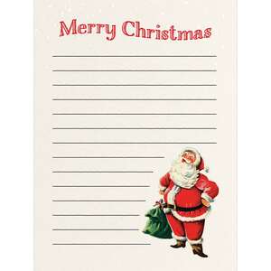 Merry Christmas Santa Notepad 55065;