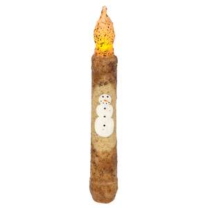 Grungy Smiling Snowman Timer Taper
