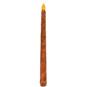 Pumpkin Spice Slender Timer Taper, 10.75"