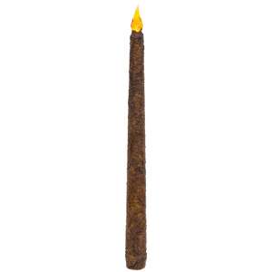 Burnt Mustard Slender Timer Taper, 10.75"