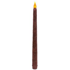 Burnt Burgundy Slender Timer Taper, 10.75"