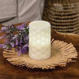 Natural Jute & Dried Grass Candle Mat, Small HAC2404