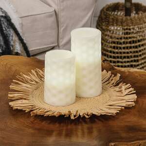 Natural Jute & Dried Grass Candle Mat, Medium HAC2405;