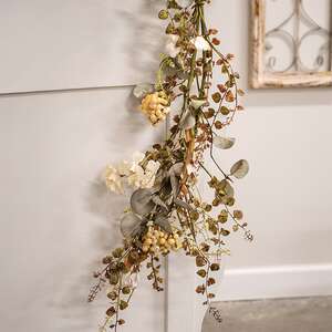 Mixed Cream Fall Floral Garland 15040;