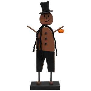 Skinny Wooden Top Hat Jacko On Base #37886