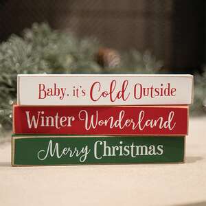Baby It's Cold Outside Mini Stick, 3 Asstd. 37946;