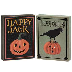 Happy Jack Vintage Look Box Sign, 2 Asstd.