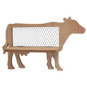 37996 Folding Chicken Wire & Wood Cow Shelf