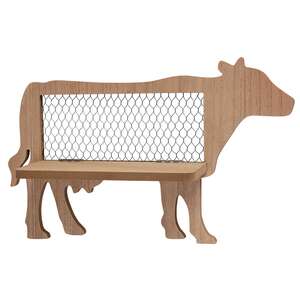 37996 Folding Chicken Wire & Wood Cow Shelf;