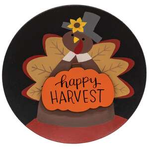 Happy Harvest Turkey Plate