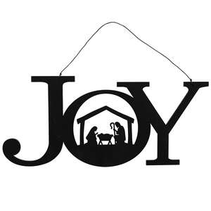 Nativity Silhouette "Joy" Hanger