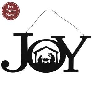 Nativity Silhouette "Joy" Hanger #38129
