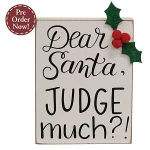 38184 Dear Santa, Judge Much? Block