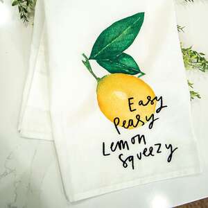 Easy Peasy Lemon Squeezy Dish Towel
