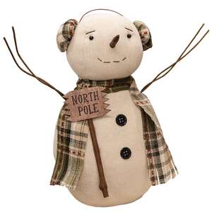North Pole Snowman Doll