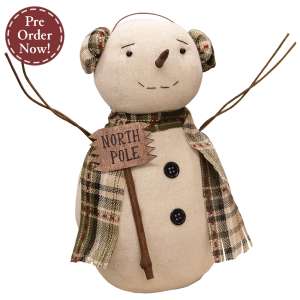 North Pole Snowman Doll #CS38954
