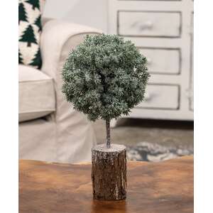 Frosted Balsam Fir Topiary, 12" 18415;