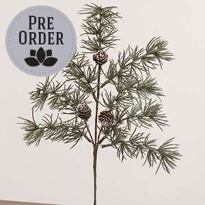 Iced Weeping Pine Spray, 20" 18422