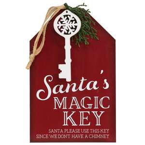 Santa's Magic Key Gift Tag Hanger