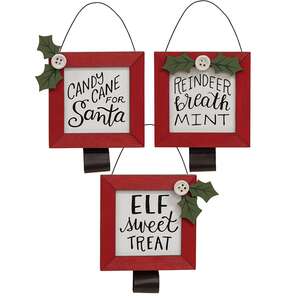 38169 Candy Cane Currency Ornaments, 3/Set;