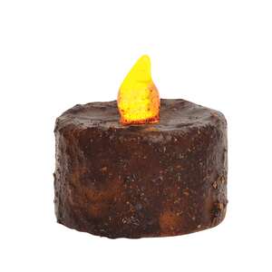 Burnt Mustard Switch Tealight - Battery Operated