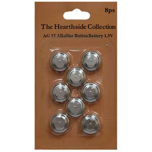 8 Pack, AG13 Batteries;