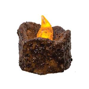 Flickering Timer Tealight - Burnt Mustard #84350