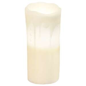 White Drip Pillar 3" x 7" - White Light #84692