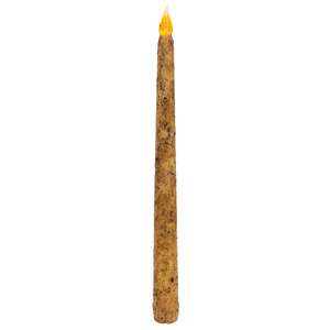 Burnt Ivory Slender Timer Taper, 10.75"