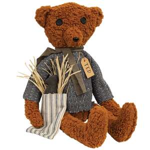 Ted E Bear Doll with Crow