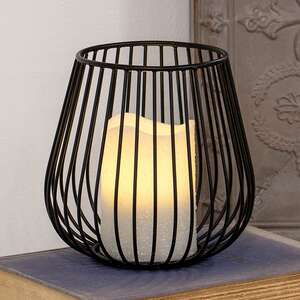 Black Wire Candle Holder, Small 18051A;