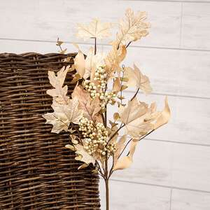 Natural Fall Leaves, Berry Clusters & Eucalyptus Spray 18437;
