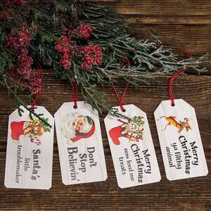 Merry Christmas Ya Filthy Animal Gift Tags, 4/Set 37967;