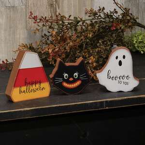 Extra Chunky Halloween Sitter, 3 Asstd. 38019;